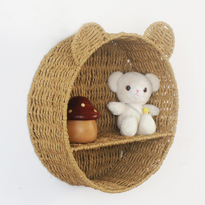 Creative wall shelf in bear design Stornfield