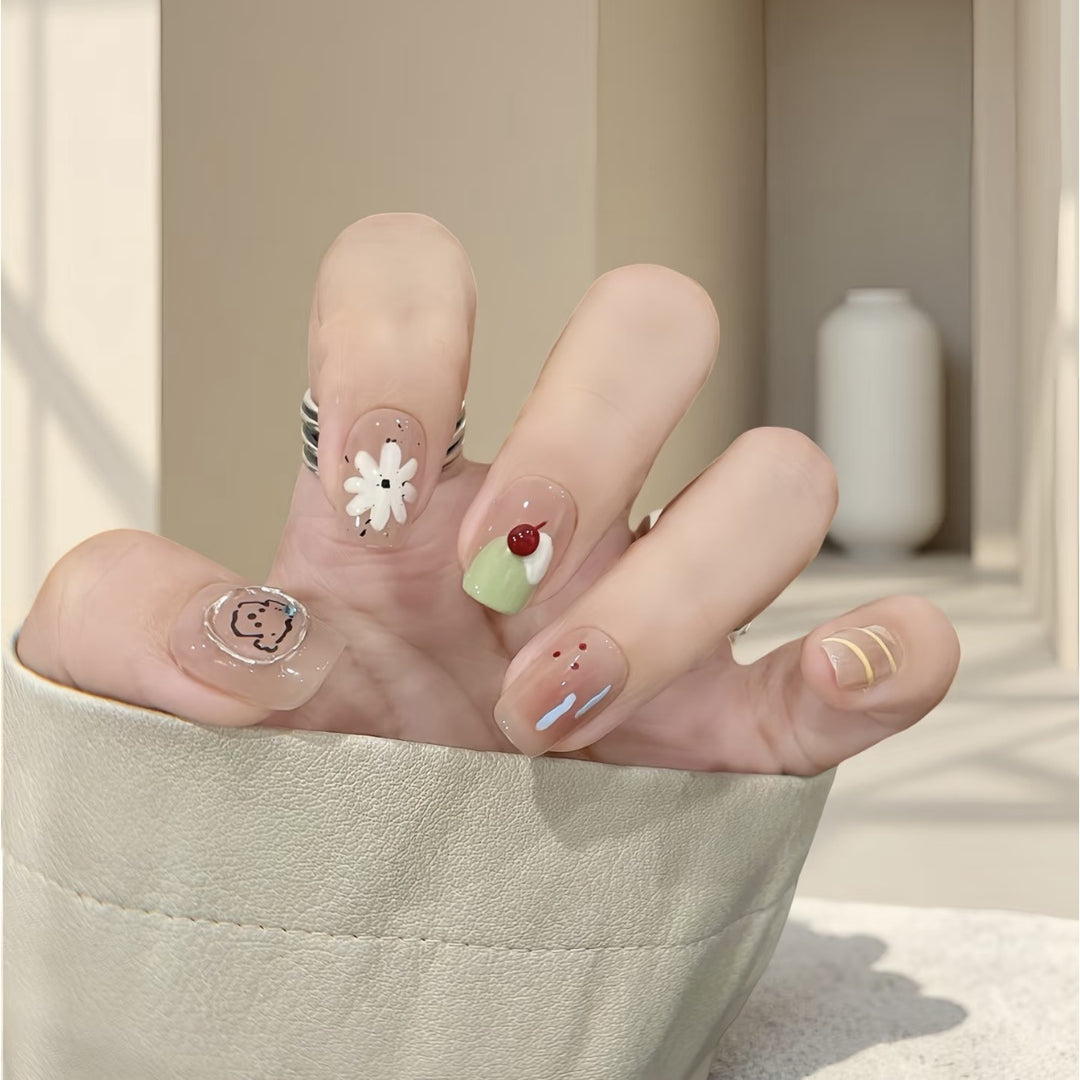 Playful Theme Press-On Nail Kit