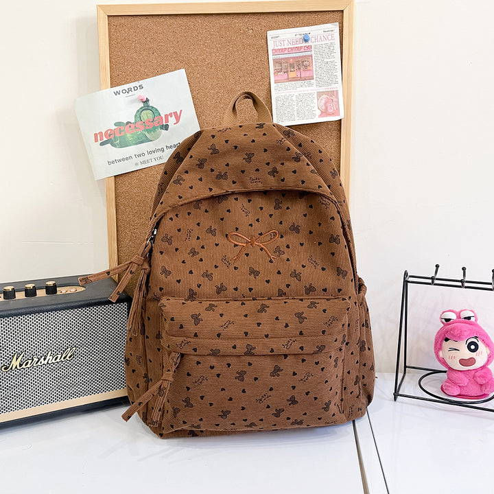 Floral-Patterned Travel Backpack Stornfield