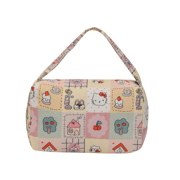 WoCharming Quilted Travel Cosmetic Bag Stornfield