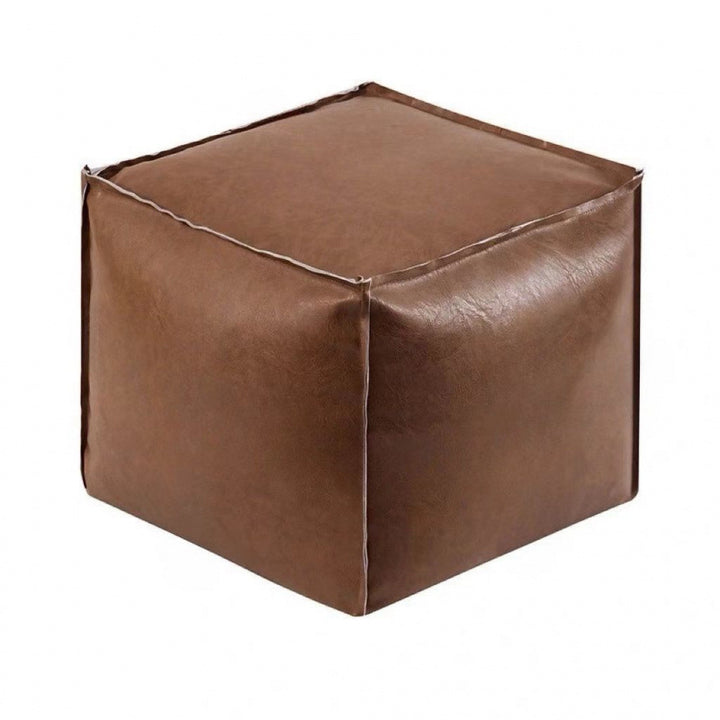 Ladies Comfortable Seat Pouf made of high-quality Faux Leather Kalsten