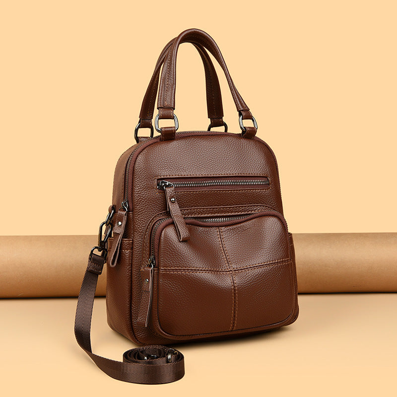 Multi-Functional Leather Handbag Stornfield
