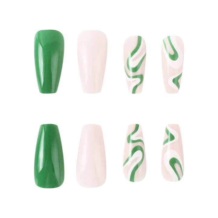 Artistic Long-Lasting Press-On Nail Set Stornfield