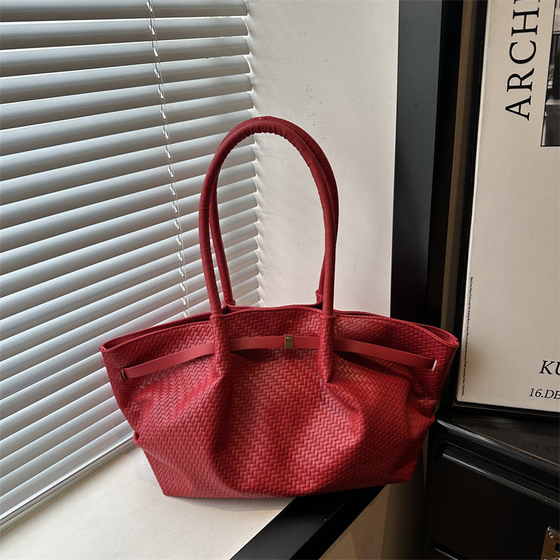 Woven Tote Handbag