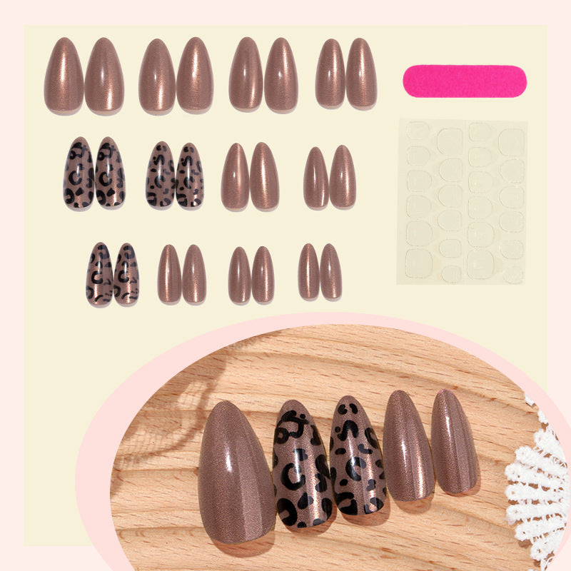 Decorative Leopard Print Press-On Nail Set Stornfield