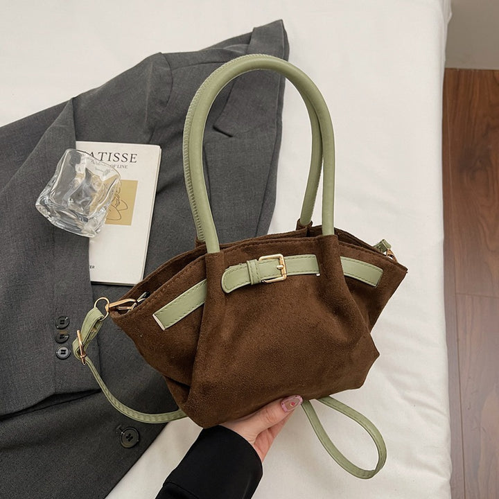 WoChic Suede Satchel Bag Stornfield