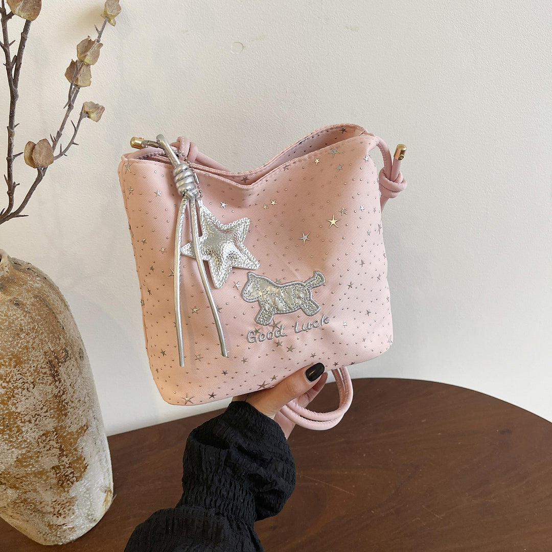 WoCasual Star-Print Crossbody Bag Stornfield
