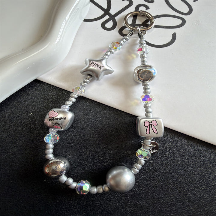 Decorative Beaded Charm Keychain Stornfield 1790135619