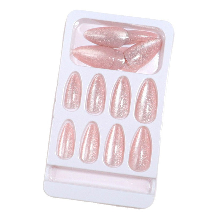 Premium Sparkling Almond-Shaped Press-On Nails Stornfield