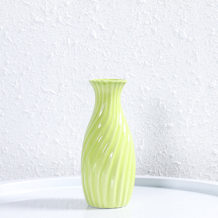 Decorative Spiral Ceramic Flower Vase Stornfeild