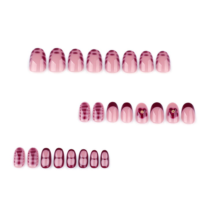 Elegant artificial nail design with floral pattern Stornfield
