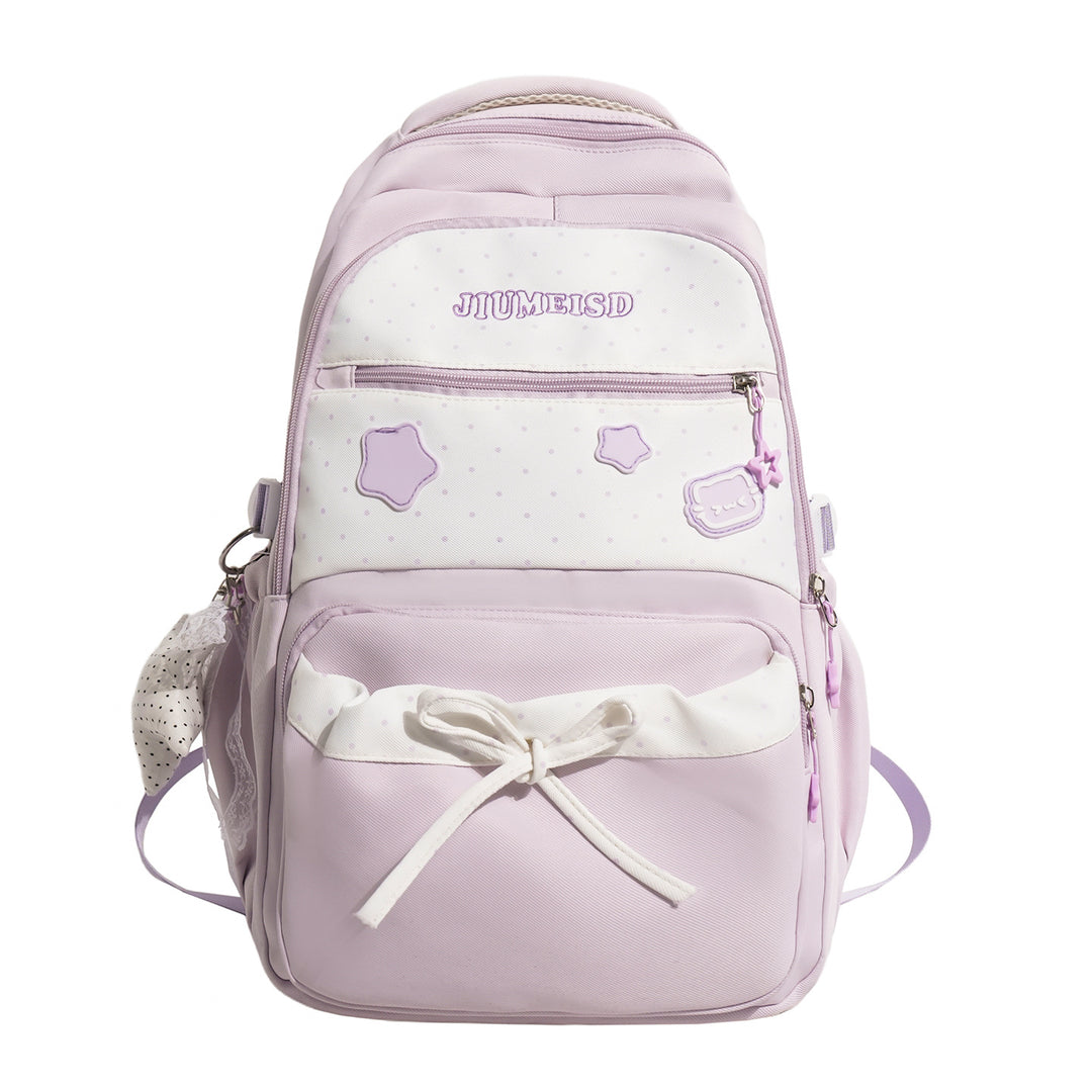 Charming Decorative Star-Embellished Backpack Stornfield
