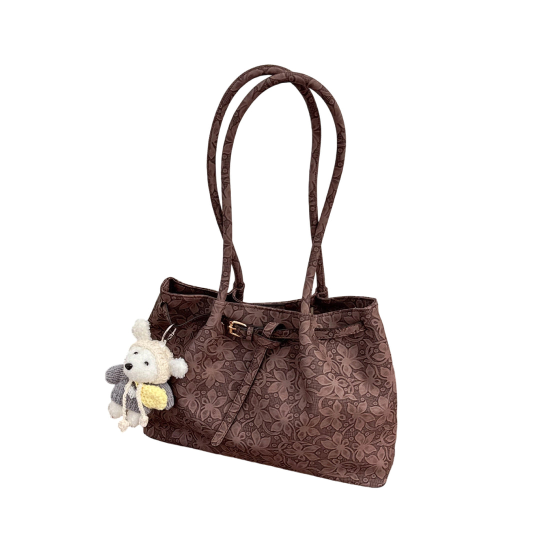 Elegant Floral Patterned Handbag