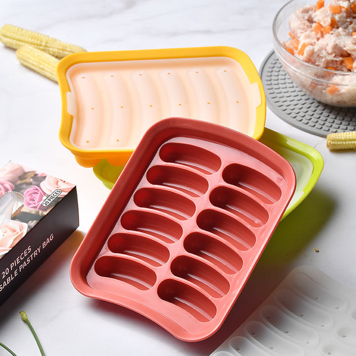 Silicone ice cube mold with integrated cooling design Stornfield