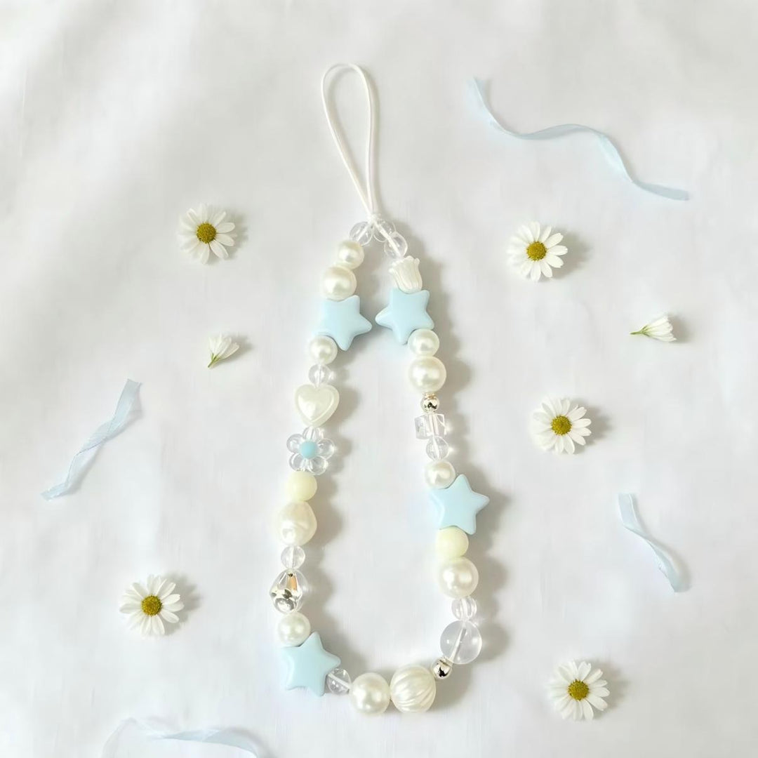 Decorative Star and Pearl Phone Charm Stornfield