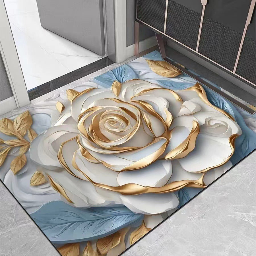 Decorative Floral Area Mat