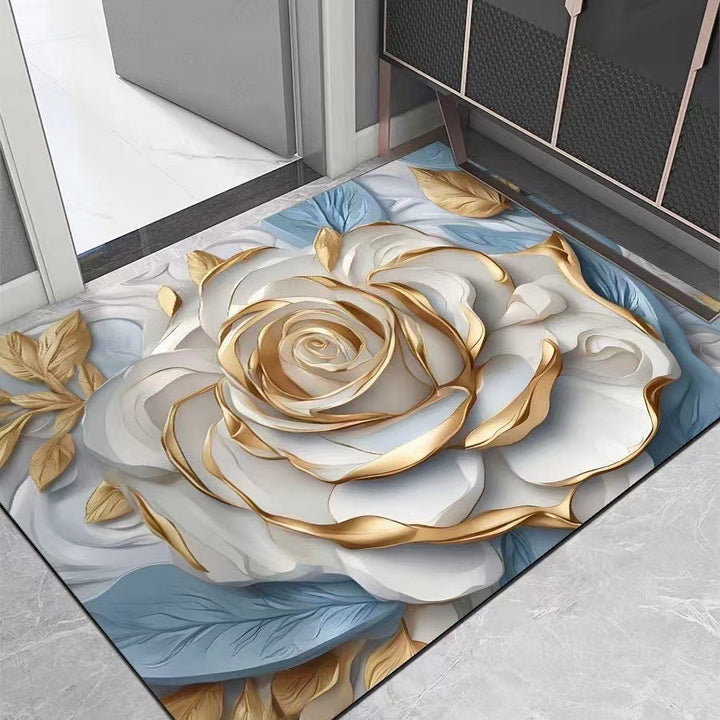 Decorative Floral Area Mat