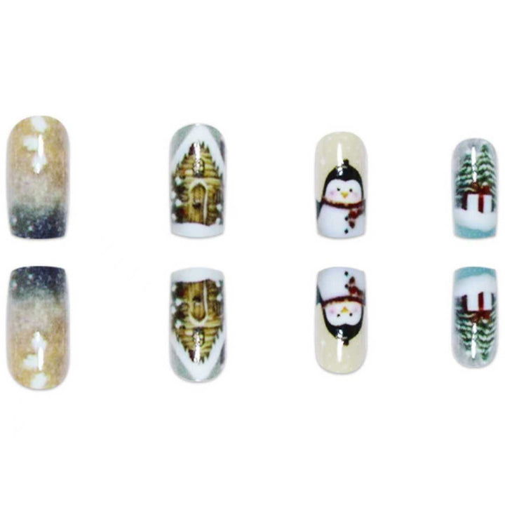 Winter-Themed Decorative Nail Art Stornfield
