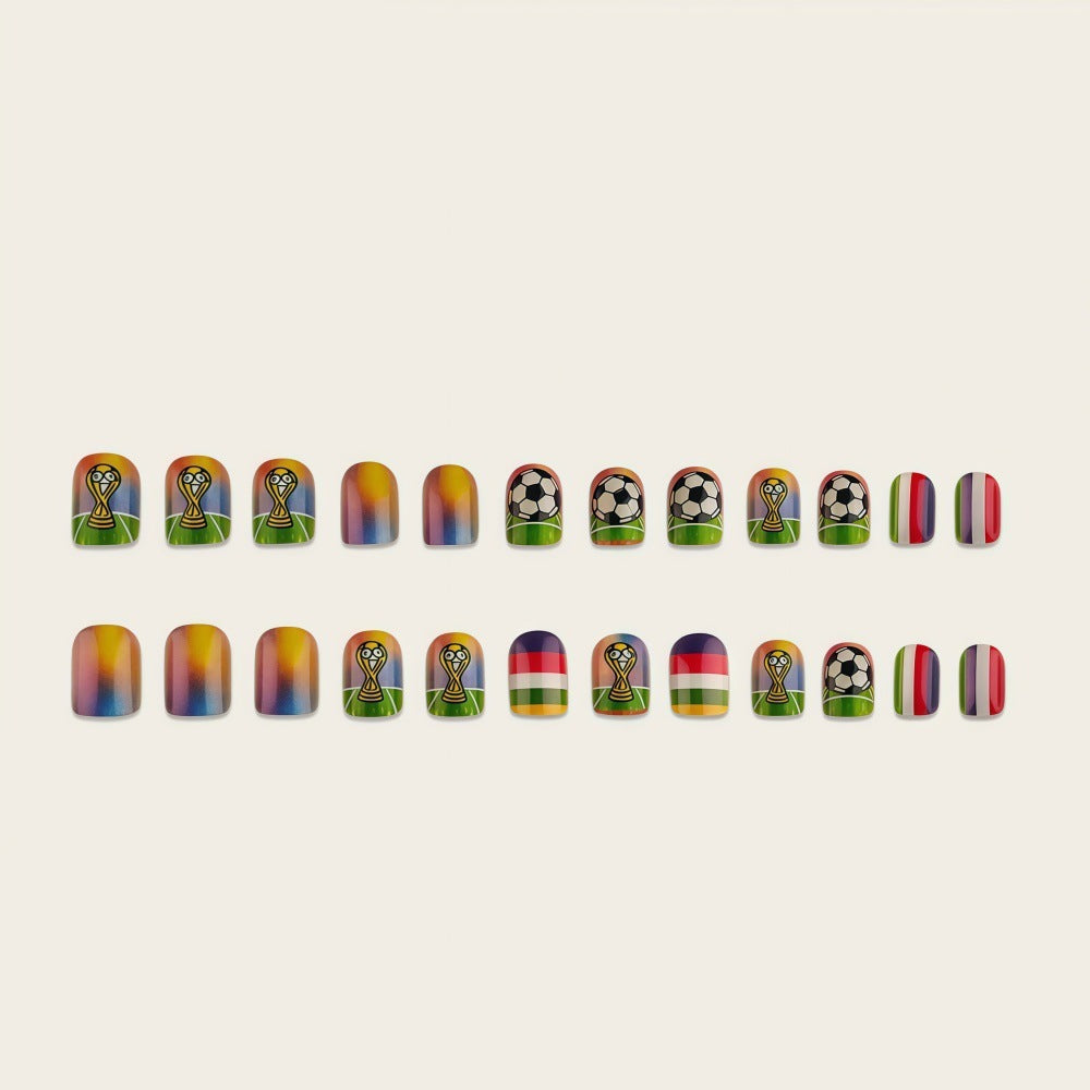 Sporty Football Nail Art Stornfield