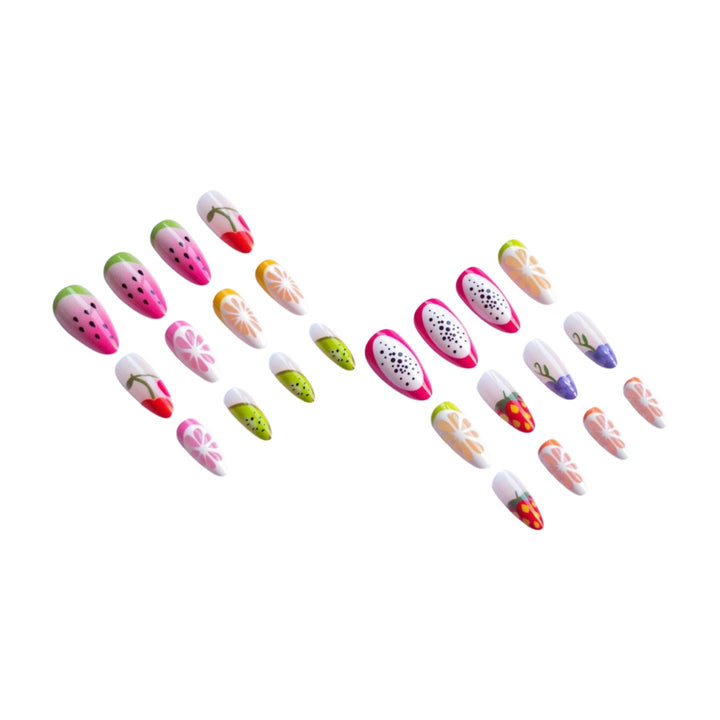 Creative Fruit-Themed Nail Art Set
