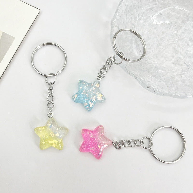Star-Shaped Acrylic Keychain Stornfield
