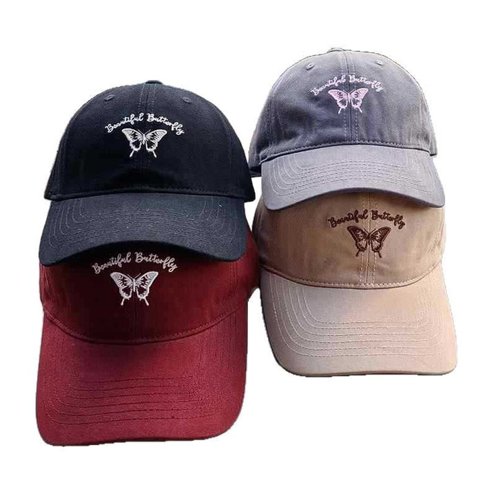 Women's Embroidered Butterfly Cap Stornfield