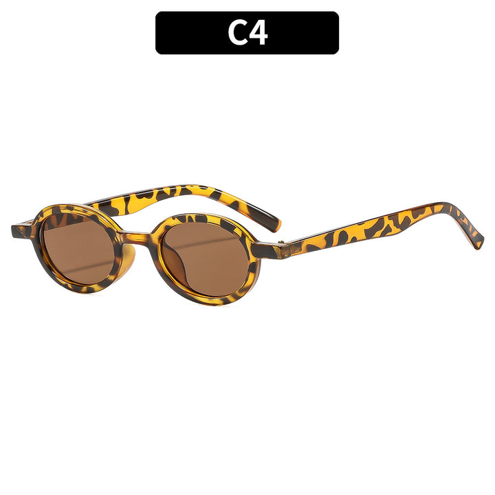 Retro-Inspired Oval Sunglasses