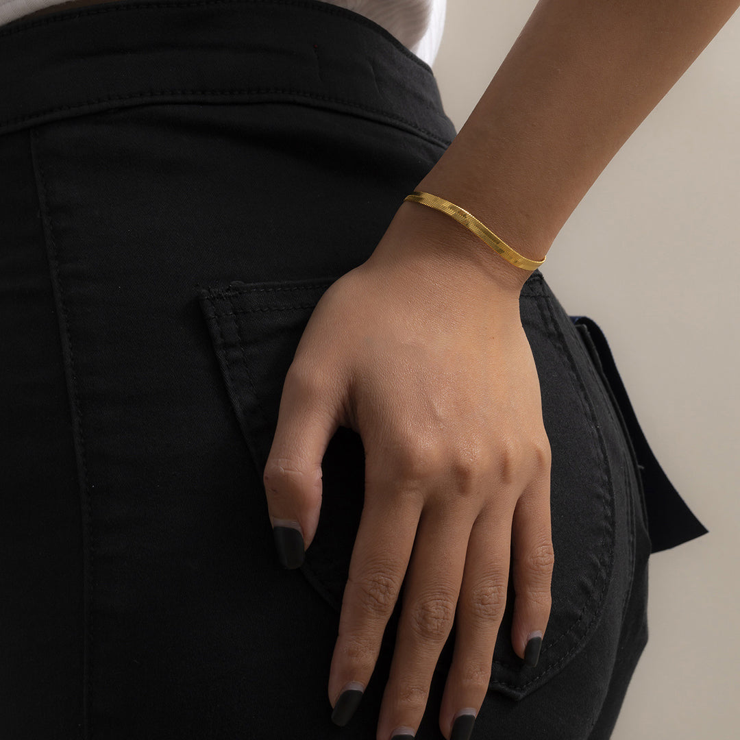 Sleek Snake Chain Bracelet Stornfield