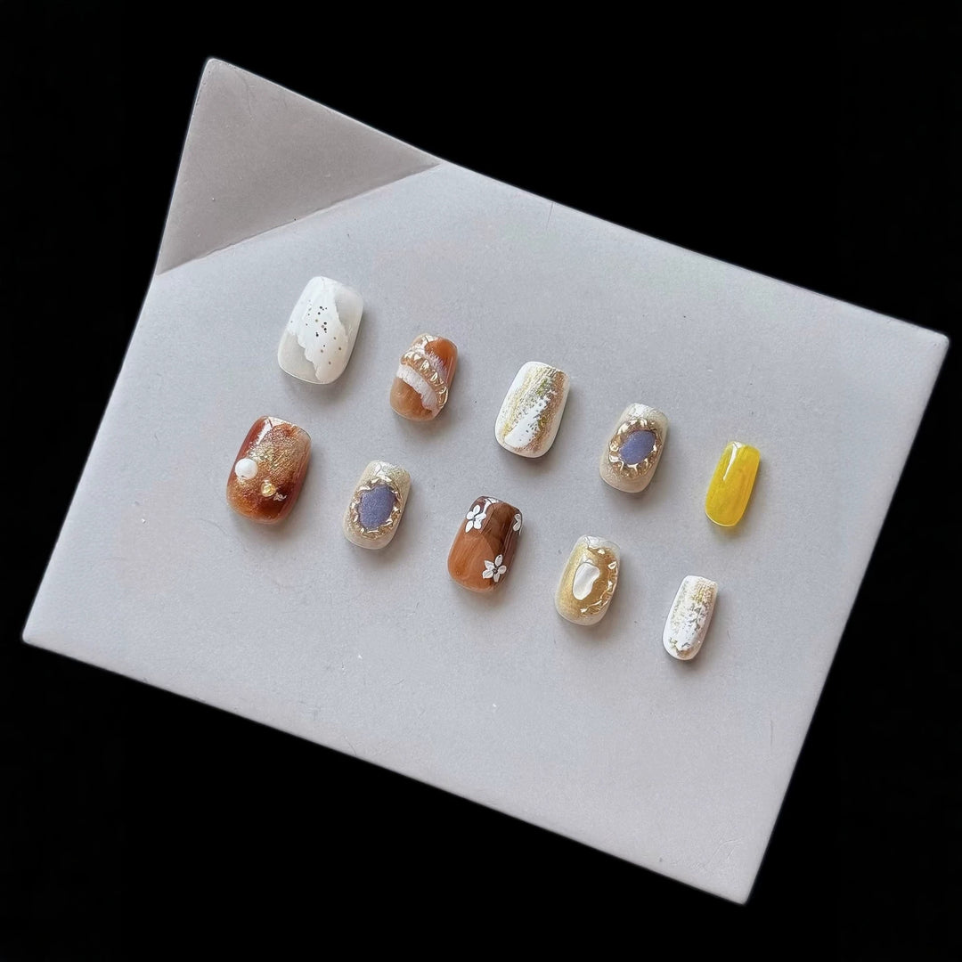 Artistic Decorative Press-On Nail Kit