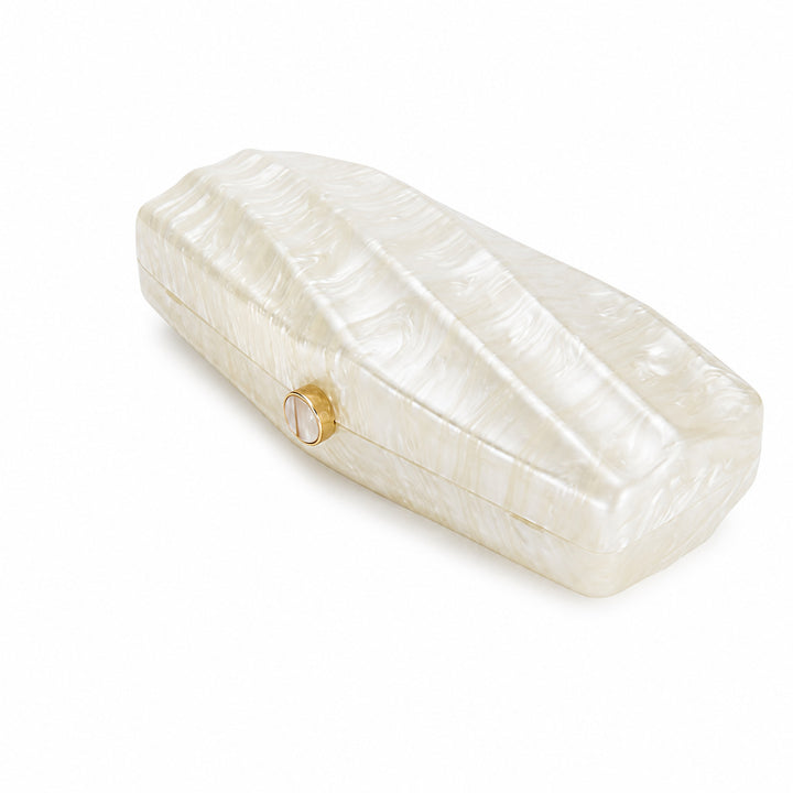 Contemporary Textured Acrylic Clutch