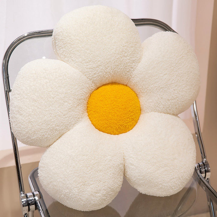 Blossom-shaped cuddle cushion Stornfield