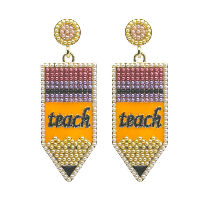 Artistic Beaded Dangle Earrings Stornfield