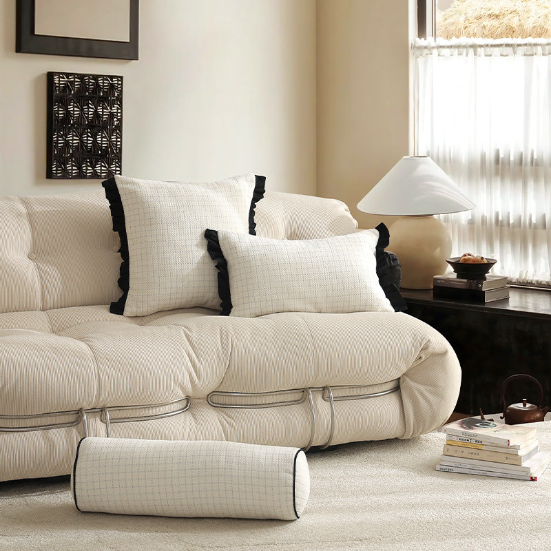Cylindrical neck and lumbar roll pillow
