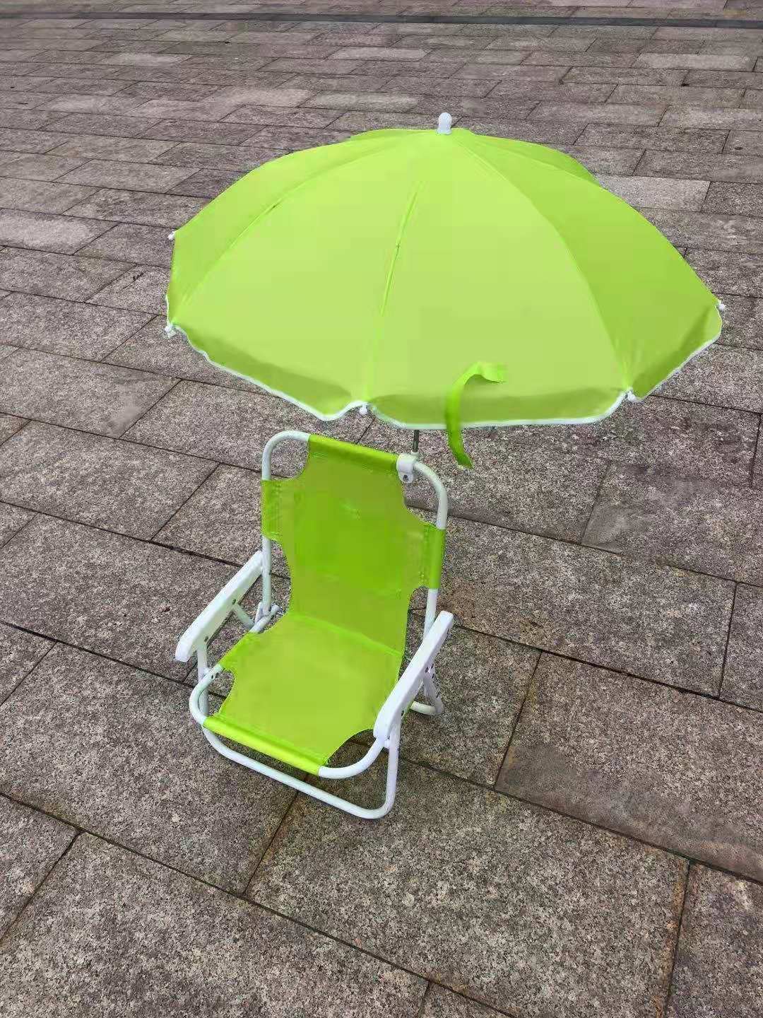 Beach chair with sun umbrella Stornfield