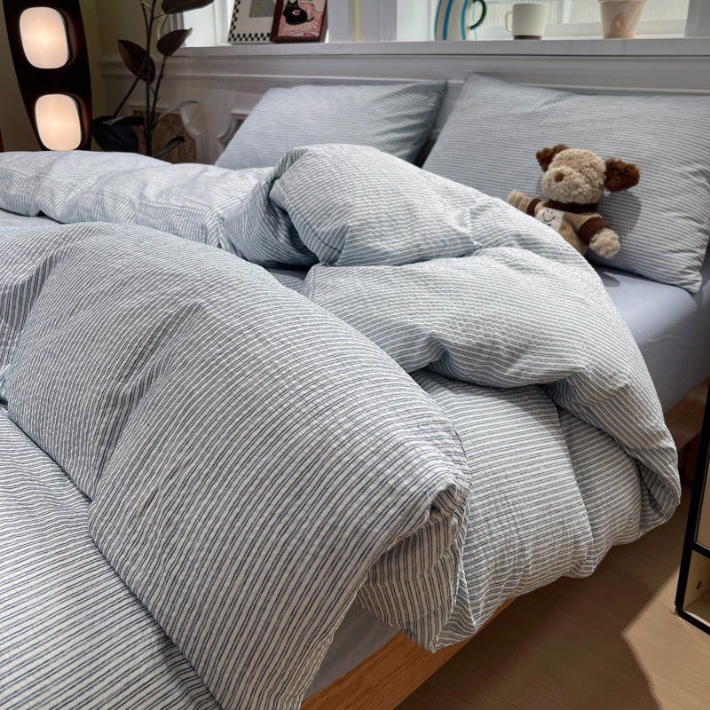 Textured Premium Duvet Cover Set
