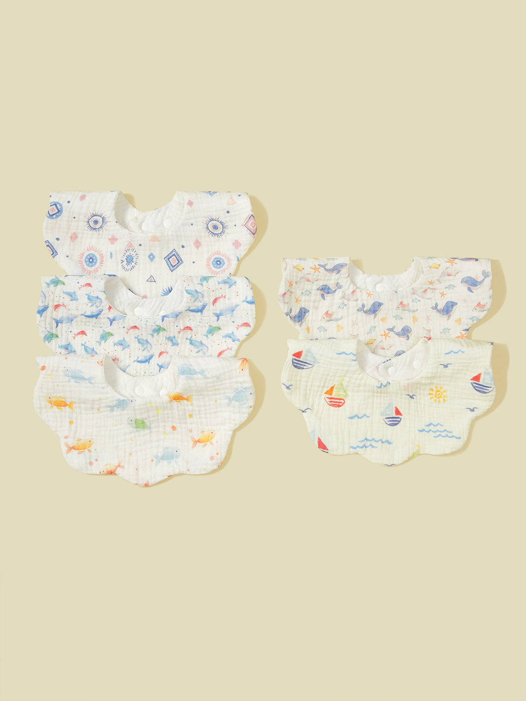 Soft Muslin Baby Bandana Bibs Set Stornfield