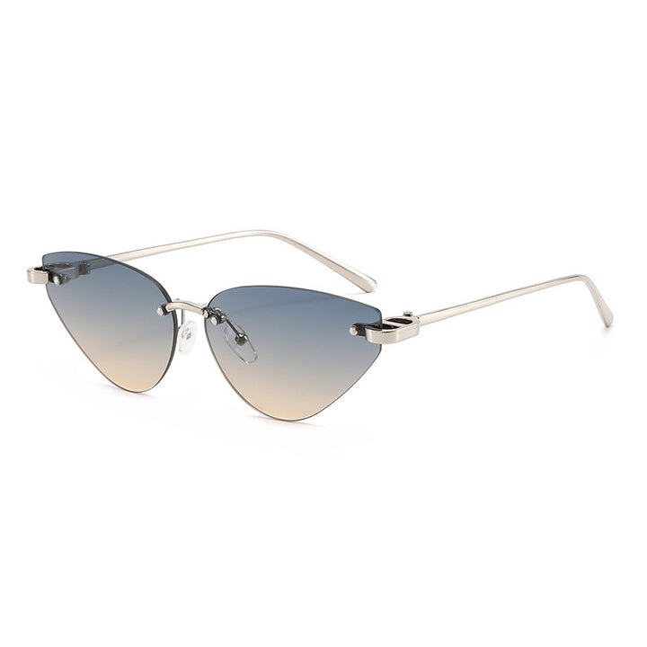 Women elegant Cat-Eye sunglasses with ultra-light metal frame Stornfield