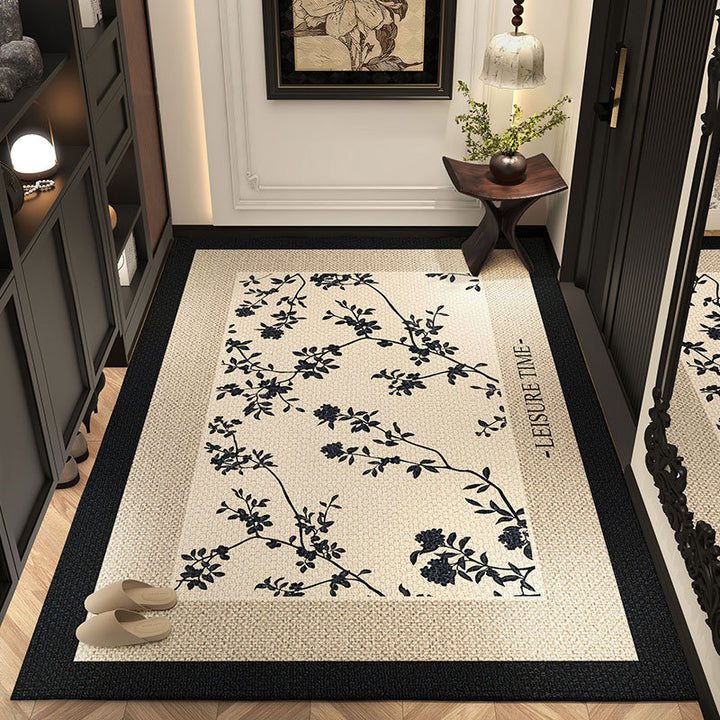Textured Geometric Area Rug