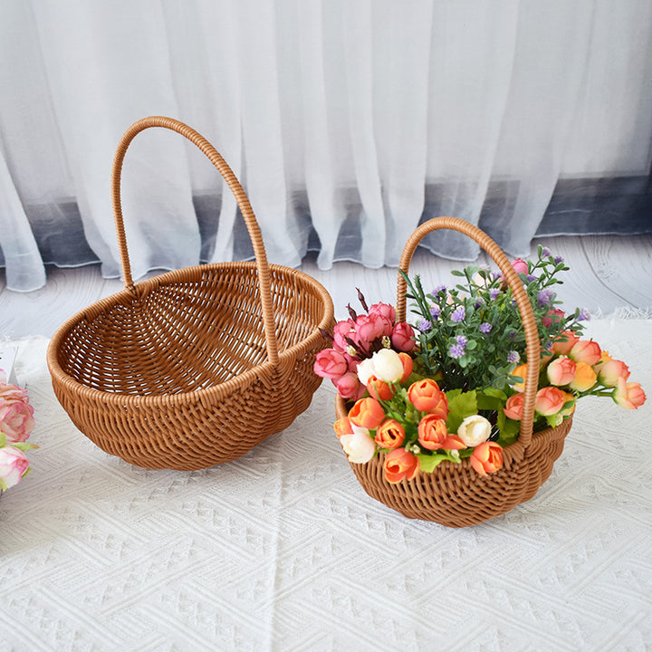 Handcrafted Natural Woven Storage Baskets Stornfield