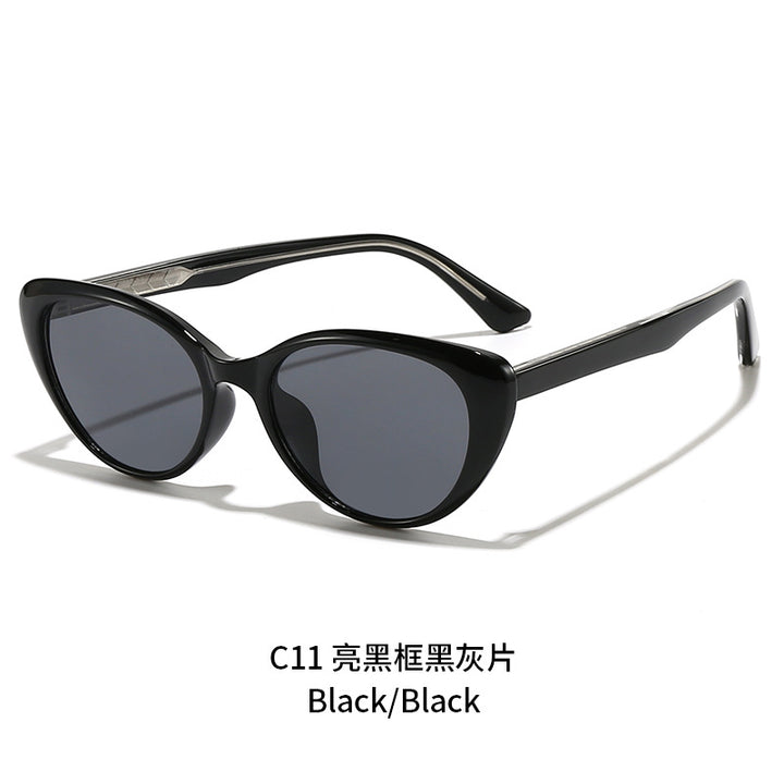 Women's Cat-Eye Sunglasses with Transparent Frame and UV Protection Stornfield
