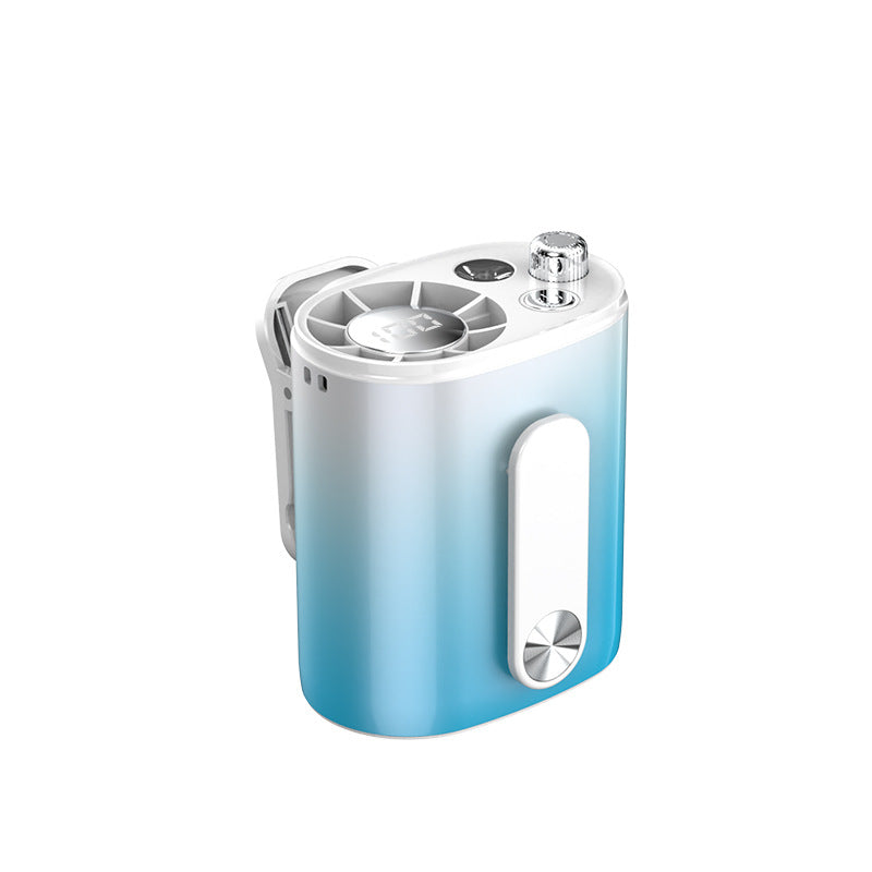 Unisex portable personal evaporative air cooler with ice compartment, USB charging function and clampable stand Stornfield