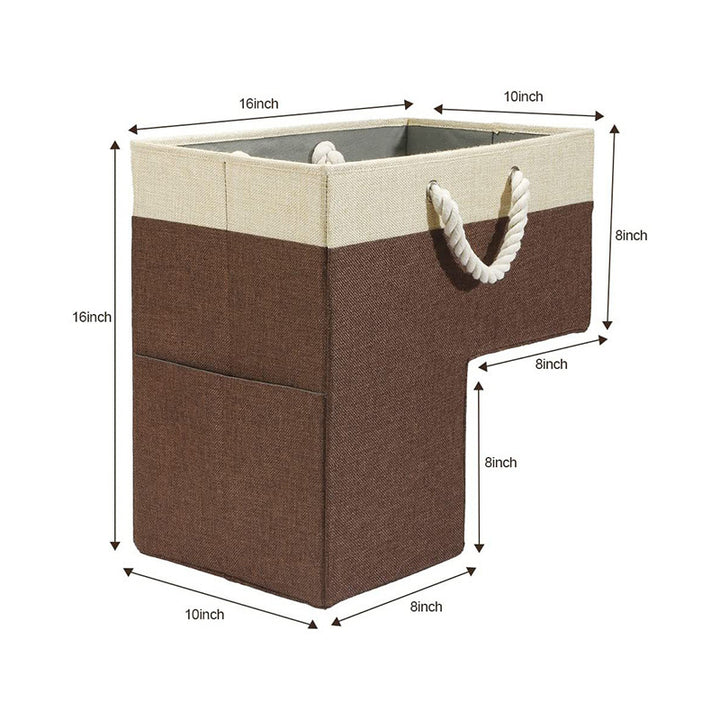 Multifunctional storage basket with handles Stornfield