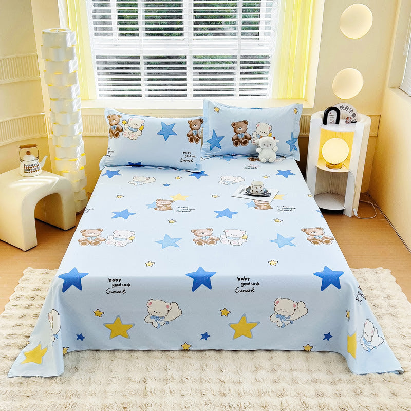 Stylish Plaid Bedspread Set