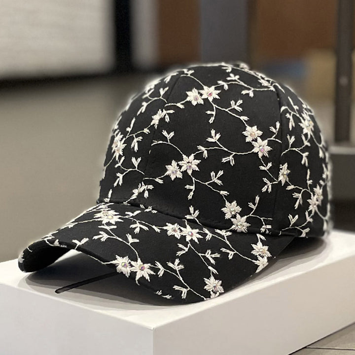 Women's Embroidered Rhinestone-Detail Baseball Cap Stornfield