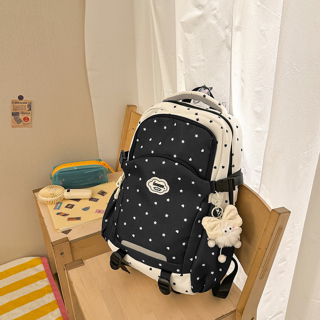 Star-Embellished Ergonomic Backpack Stornfield