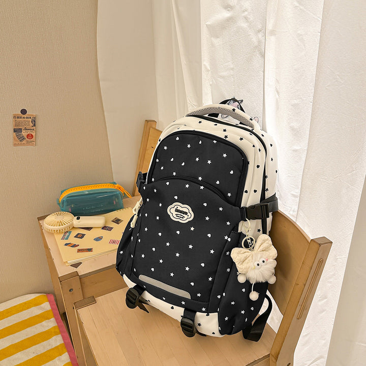 Star-Embellished Ergonomic Backpack Stornfield