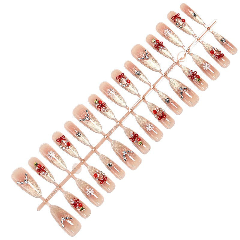 Artificial nail set with festive design Stornfield