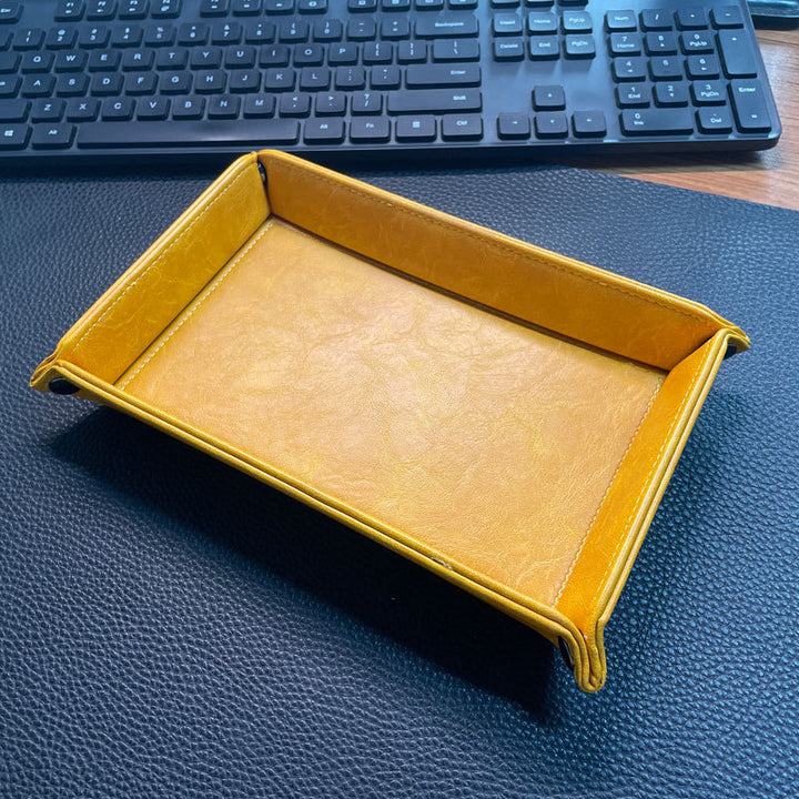 Stylish Leather Organizer Tray Stornfield