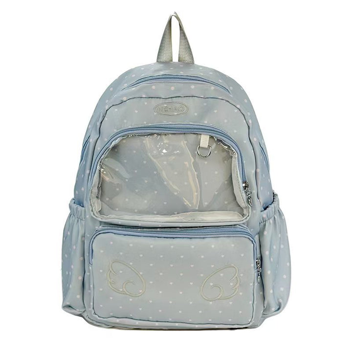 Transparent Front Pocket Backpack Stornfield