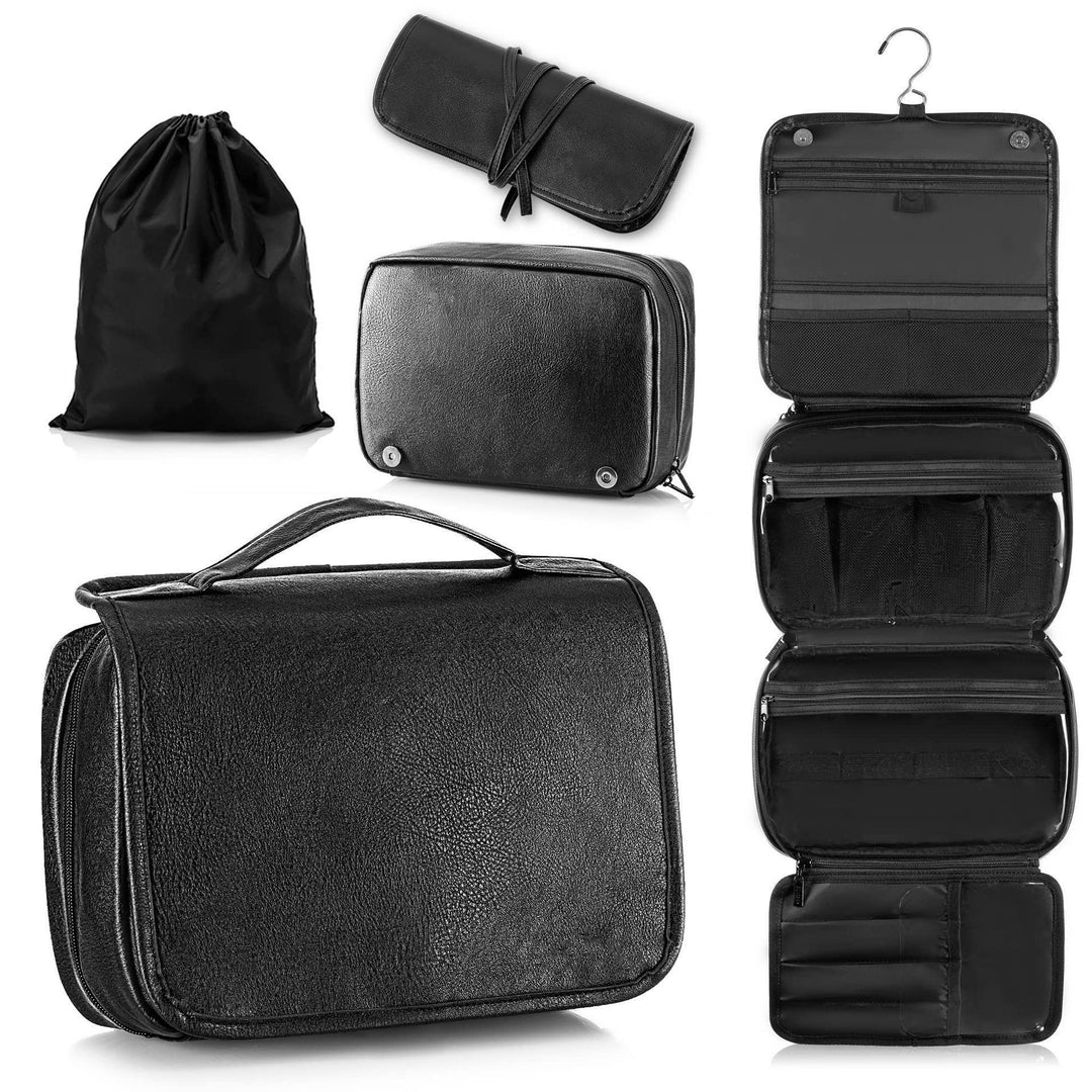 Travel cosmetic bag with multiple compartments Stornfield